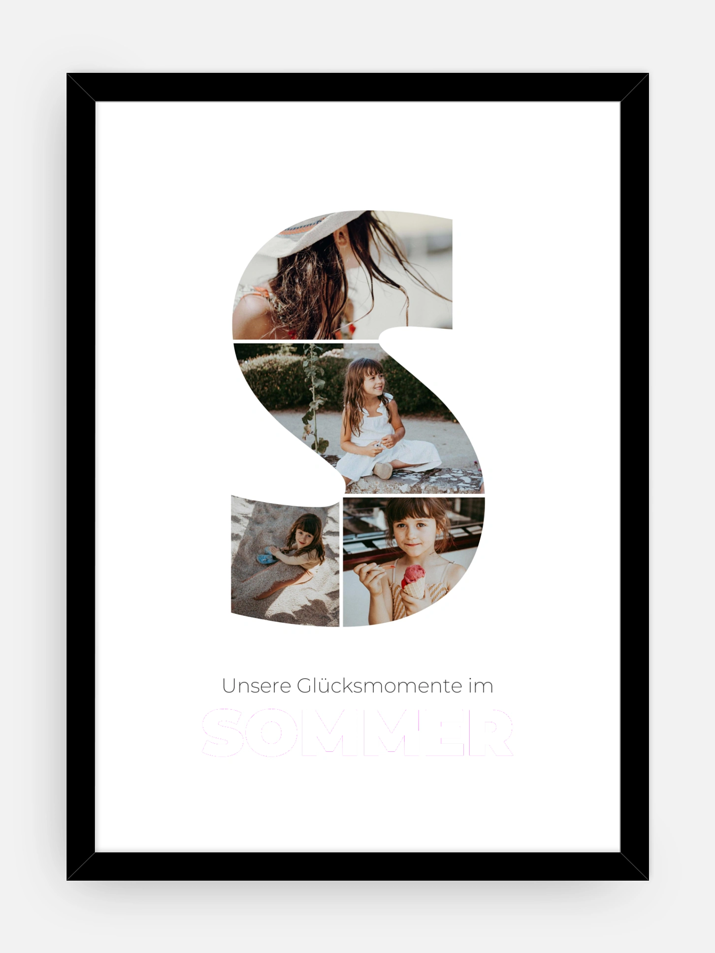 Poster Buchstabe S