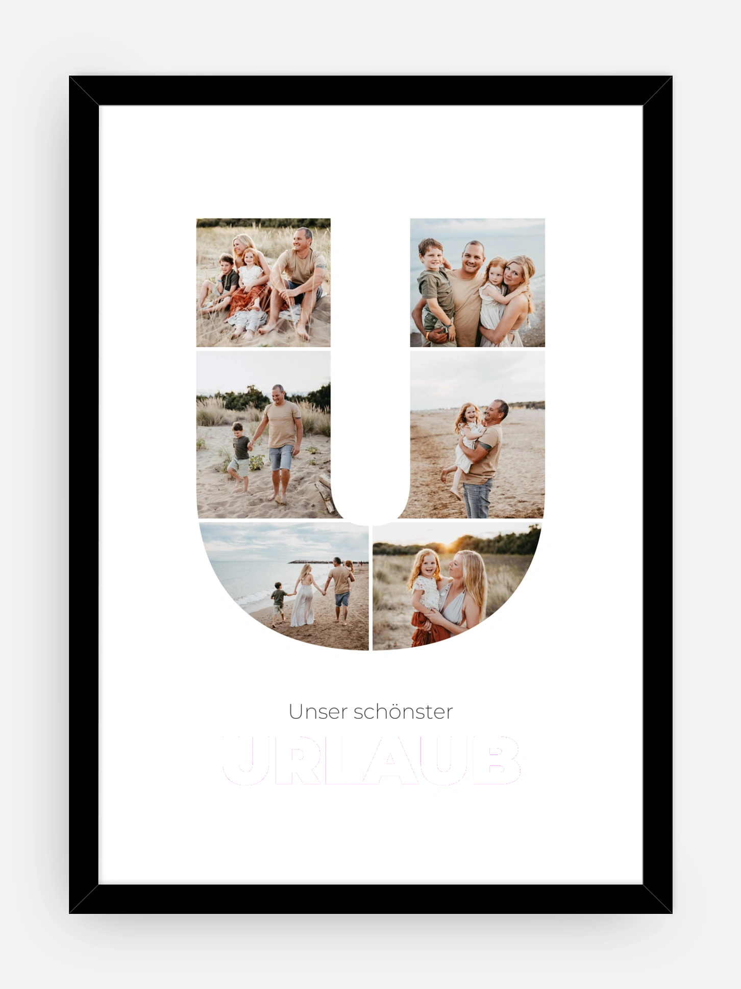 Poster Buchstabe U