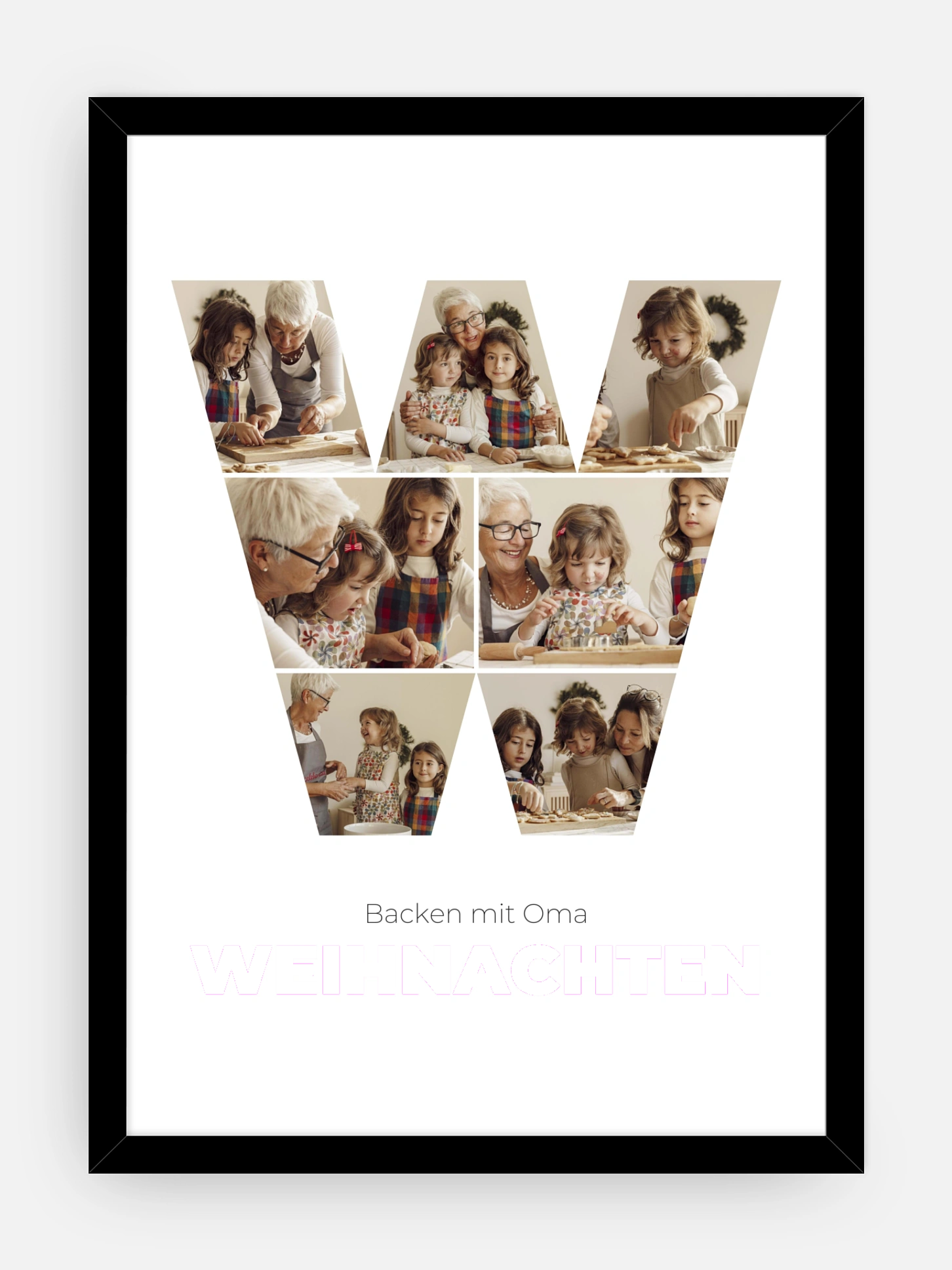 Poster Buchstabe W