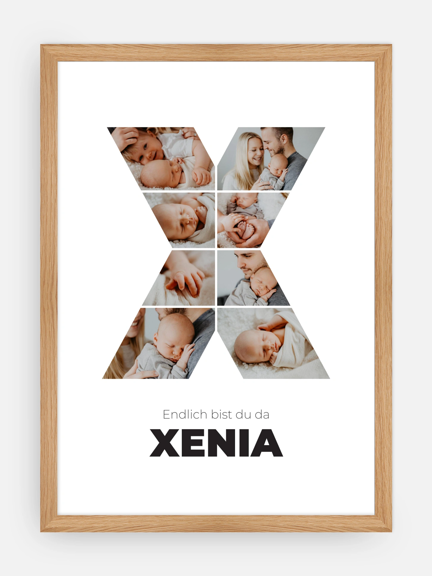 Poster Buchstabe X
