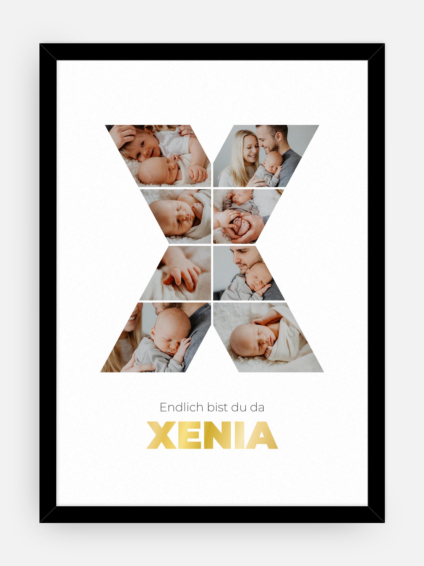 Poster Buchstabe X