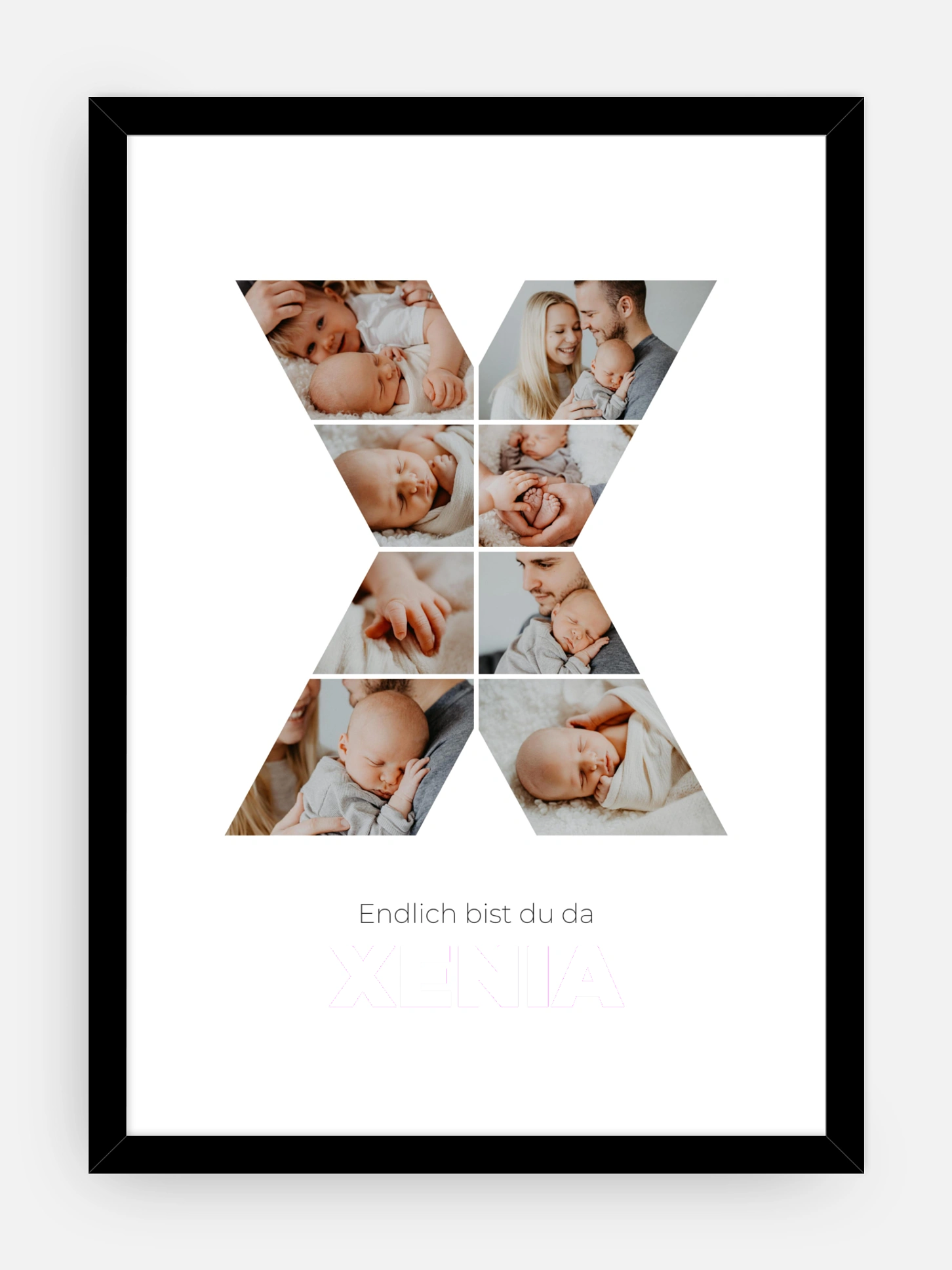 Poster Buchstabe X