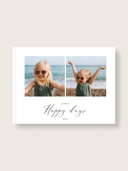 Album photo rigide Happy days