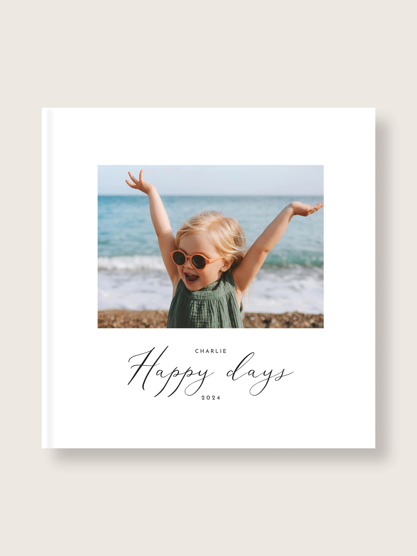 Album photo ouverture à plat Happy days