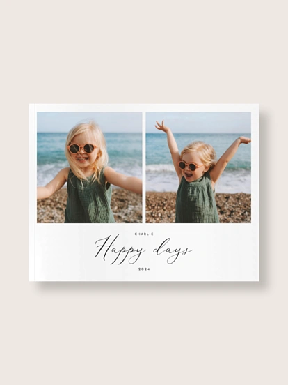 Album photo souple Happy days