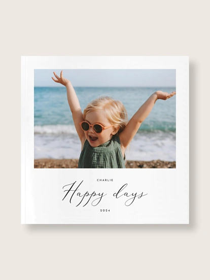 Album photo souple Happy days