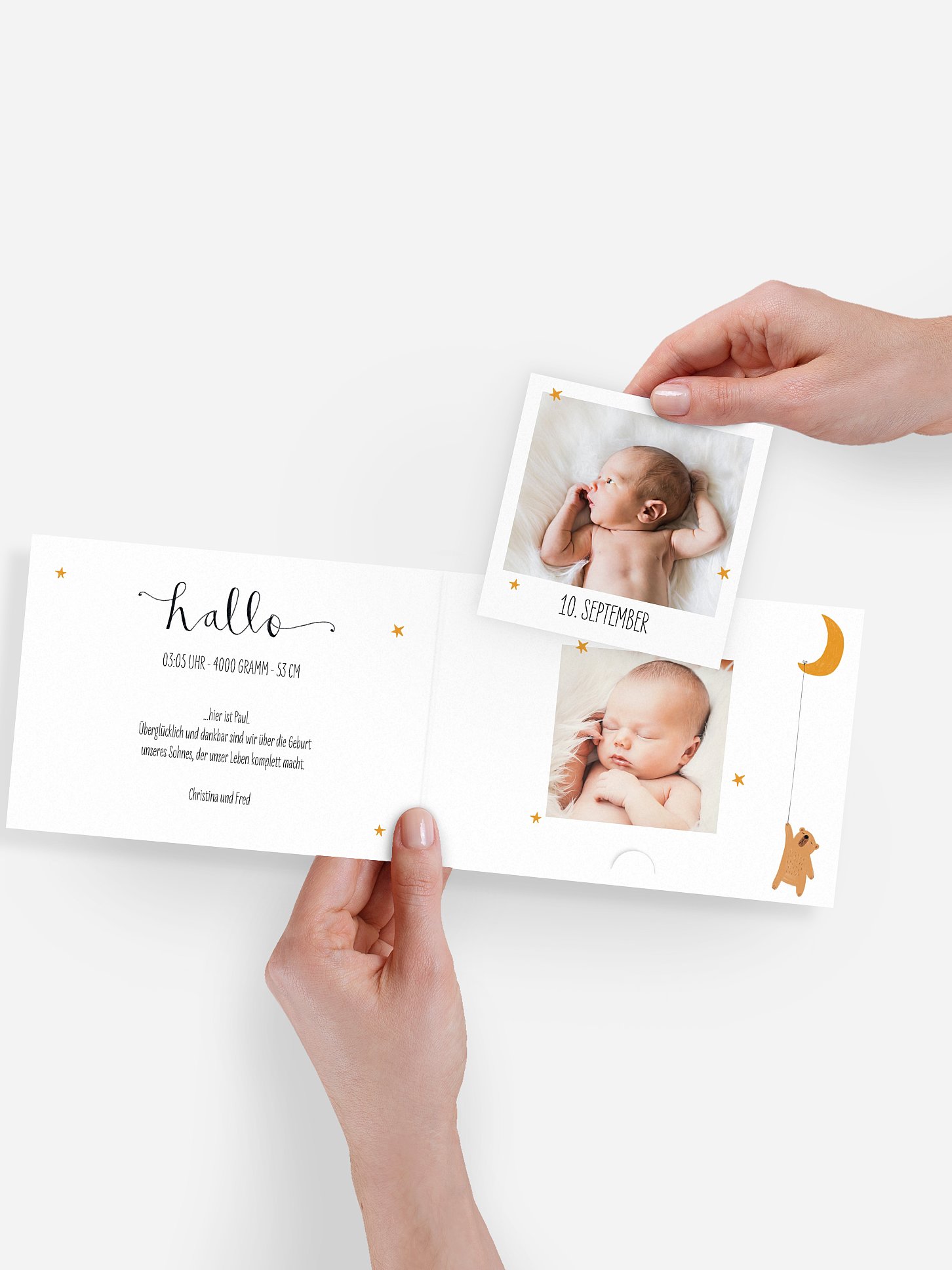 Geburtskarte Lovely Lullaby