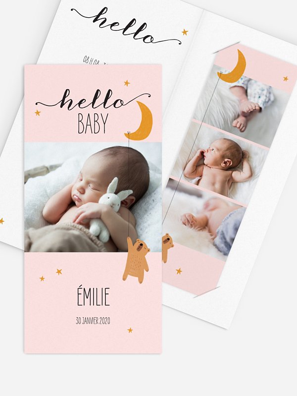 Faire-part naissance Jolie berceuse