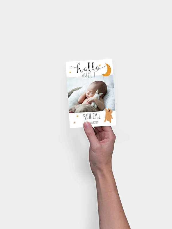 Geburtskarte Lovely Lullaby