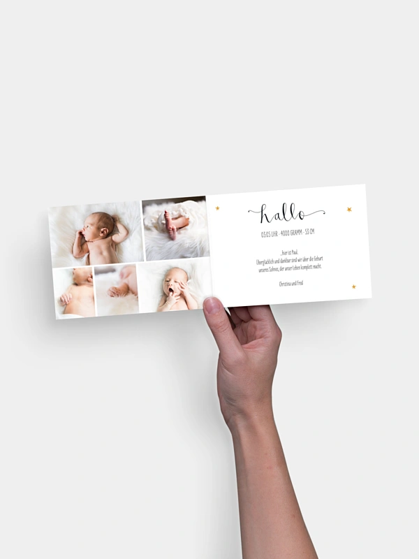 Geburtskarte Lovely Lullaby
