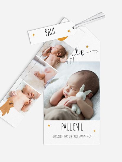 Außergewöhnliche Geburtskarte Dankeskarte Mädchen süß Text änderbar Baby Foto!!