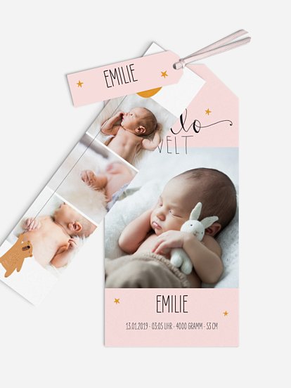 Geburtskarte Lovely Lullaby