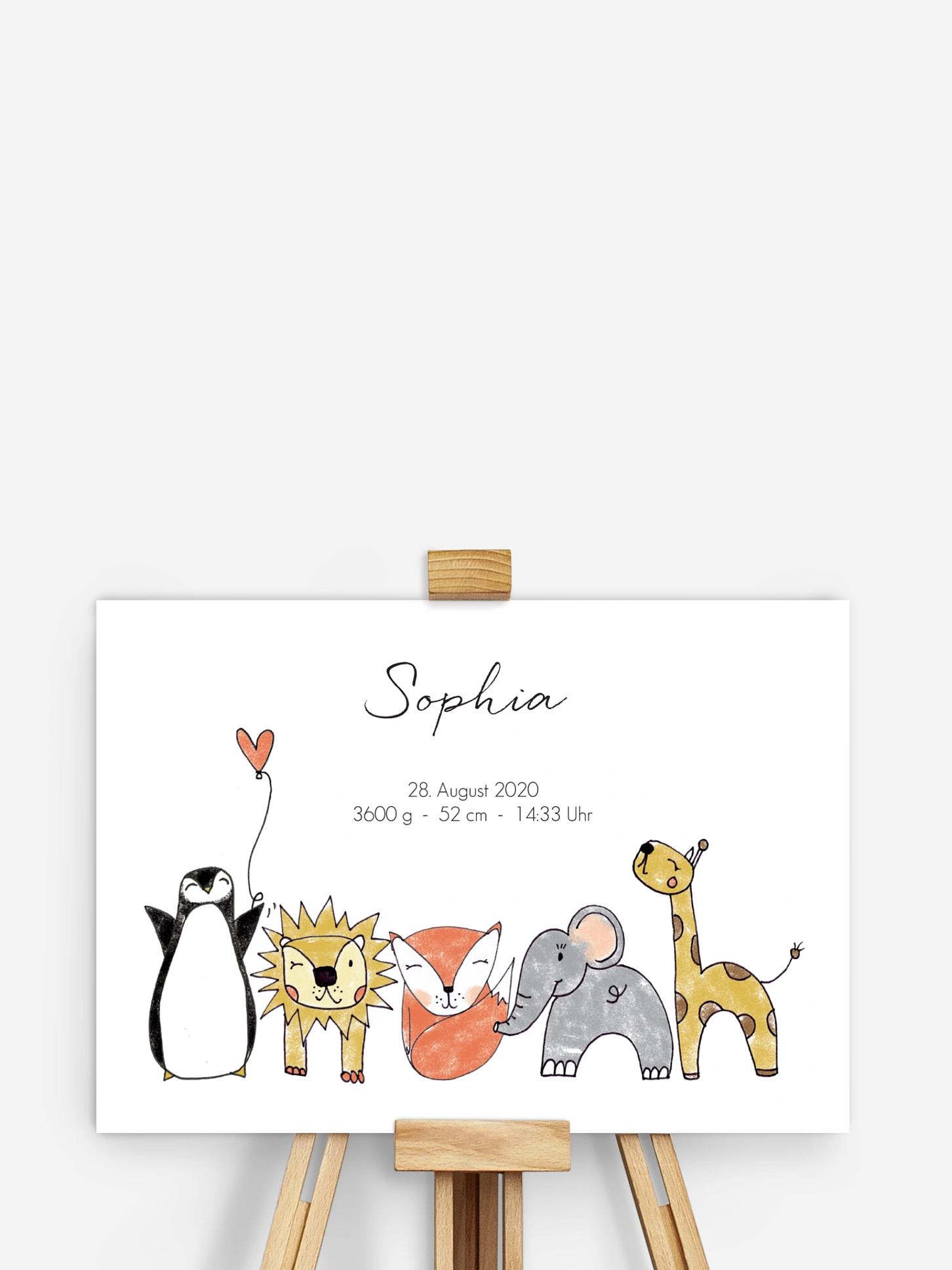 Poster Geburt Freche Tierparade