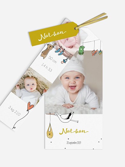 Faire-part naissance Mes petites affaires