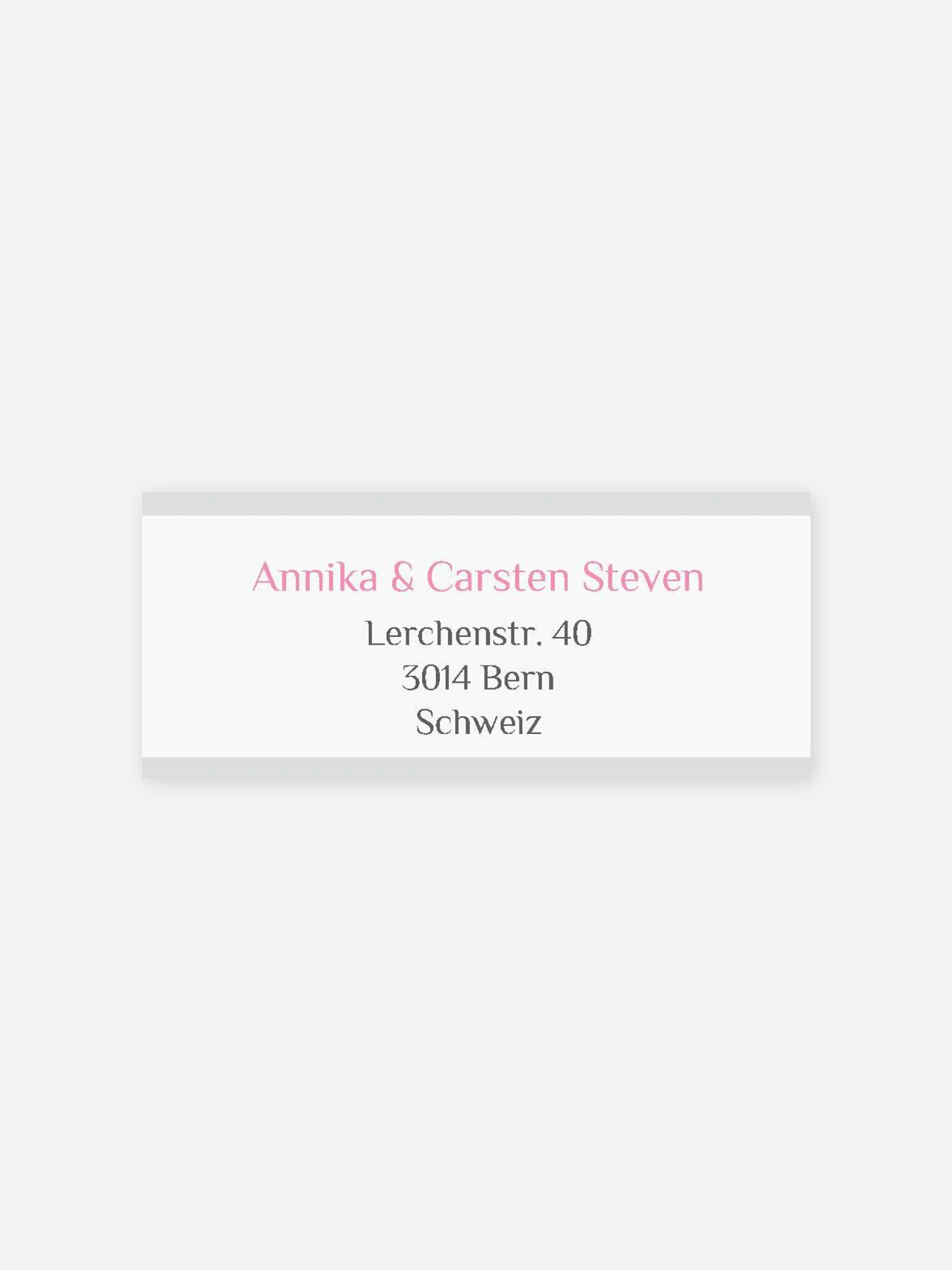 Absenderaufkleber Taufe Bildreich