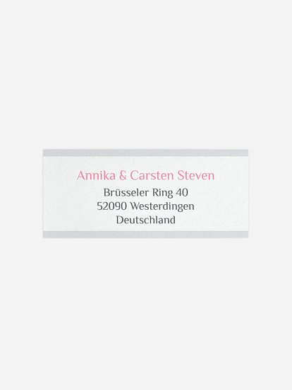 Absenderaufkleber Taufe Bildreich