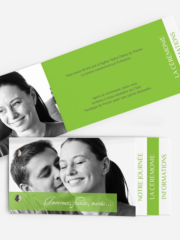 Faire-part mariage Imagé