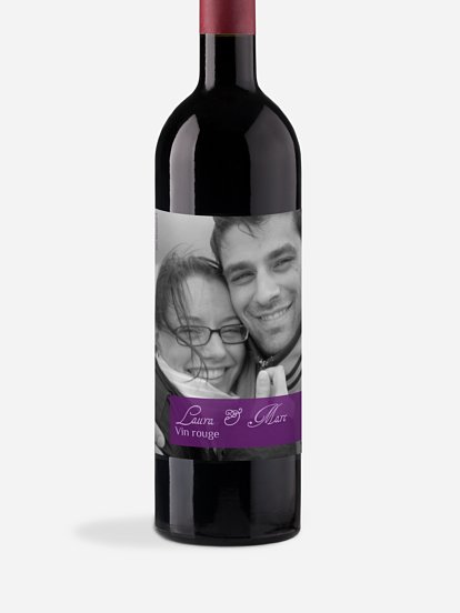 Étiquette bouteille Imagé