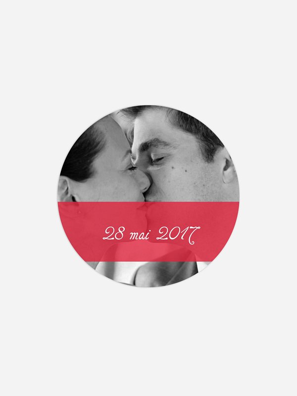 Étiquette cadeau mariage Imagé