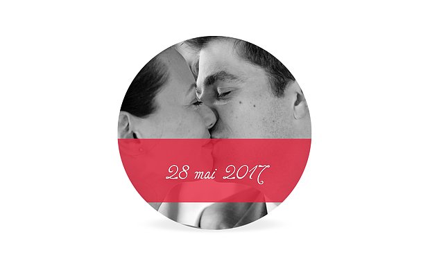 Étiquette cadeau mariage Imagé