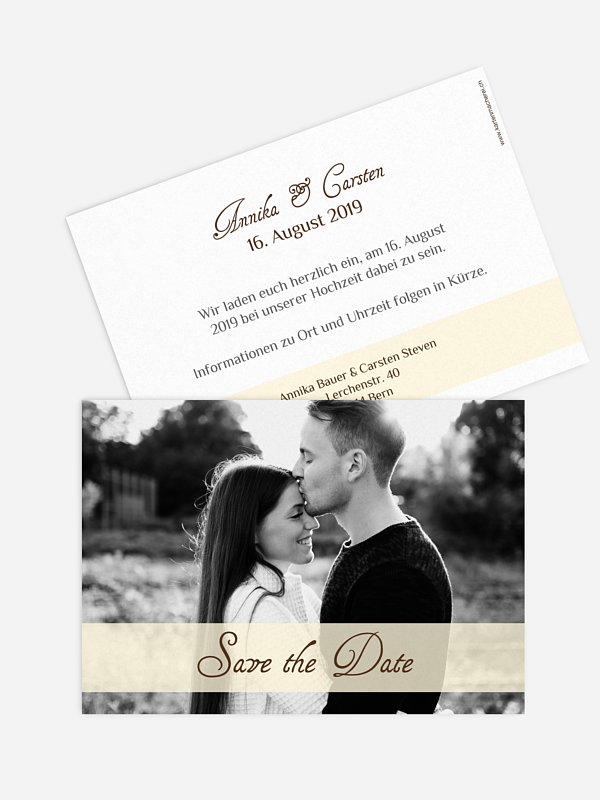 Save-the-Date Karte Bildreich