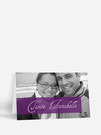 Marque-place mariage Imagé