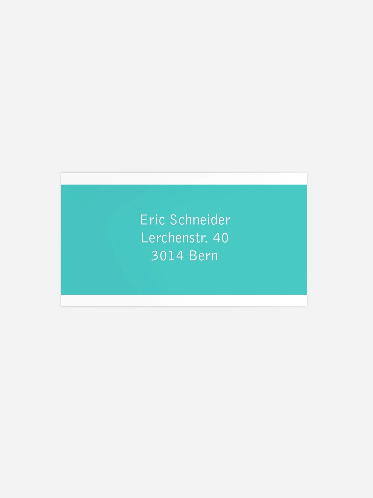 Empfängeraufkleber Geburtstag Bildreich