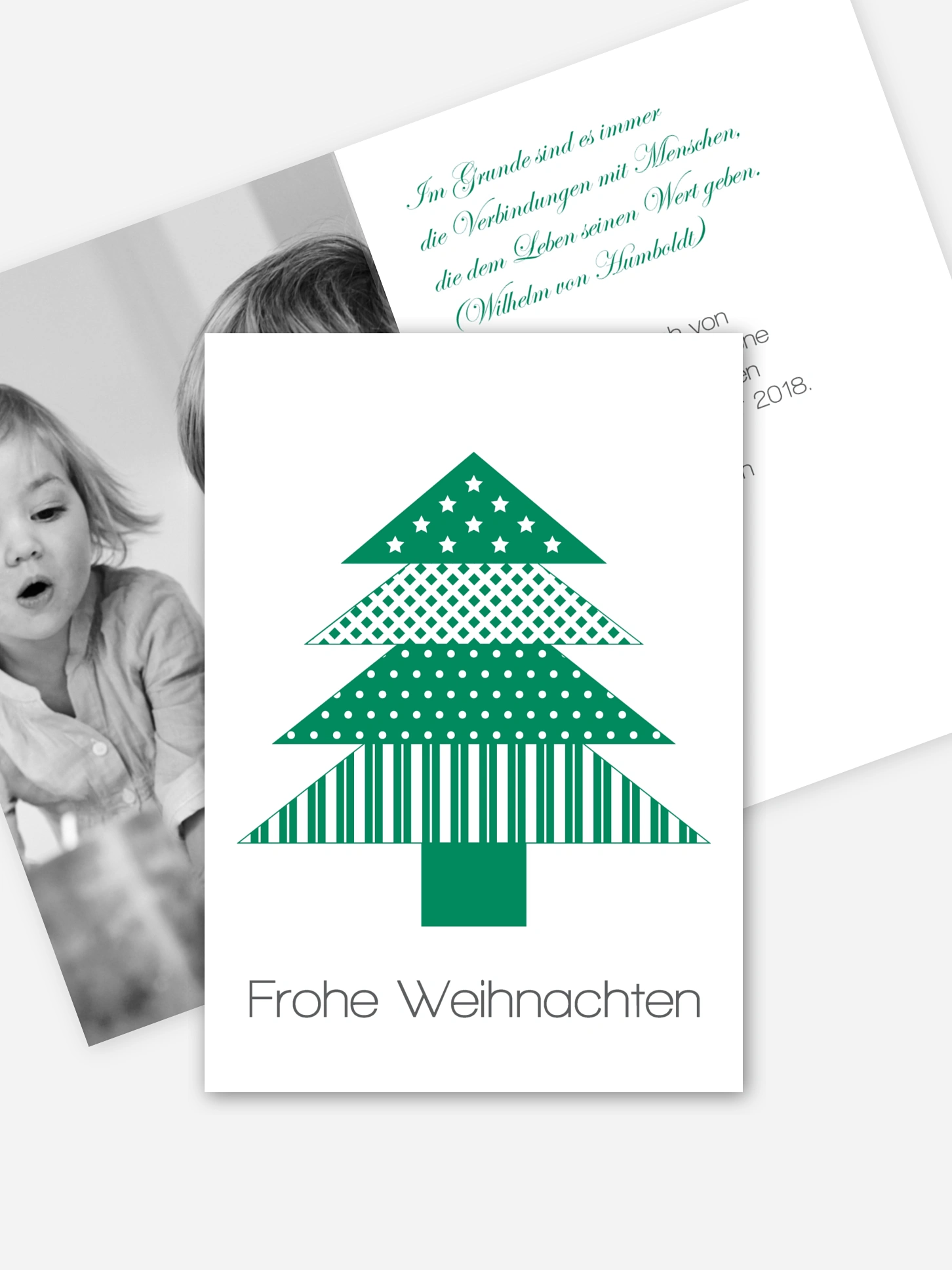 Weihnachtskarte Weihnachtsbaum