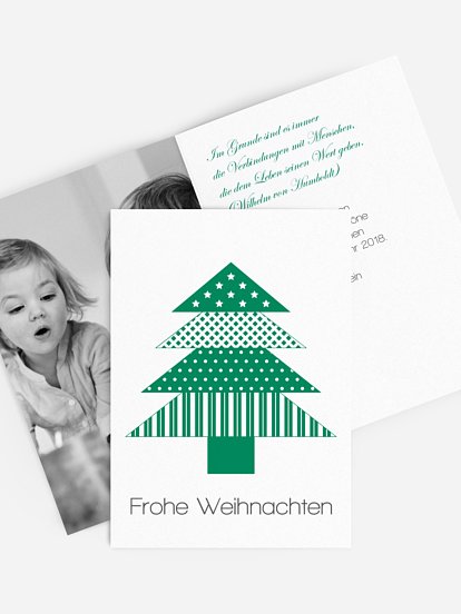 Weihnachtskarte Weihnachtsbaum