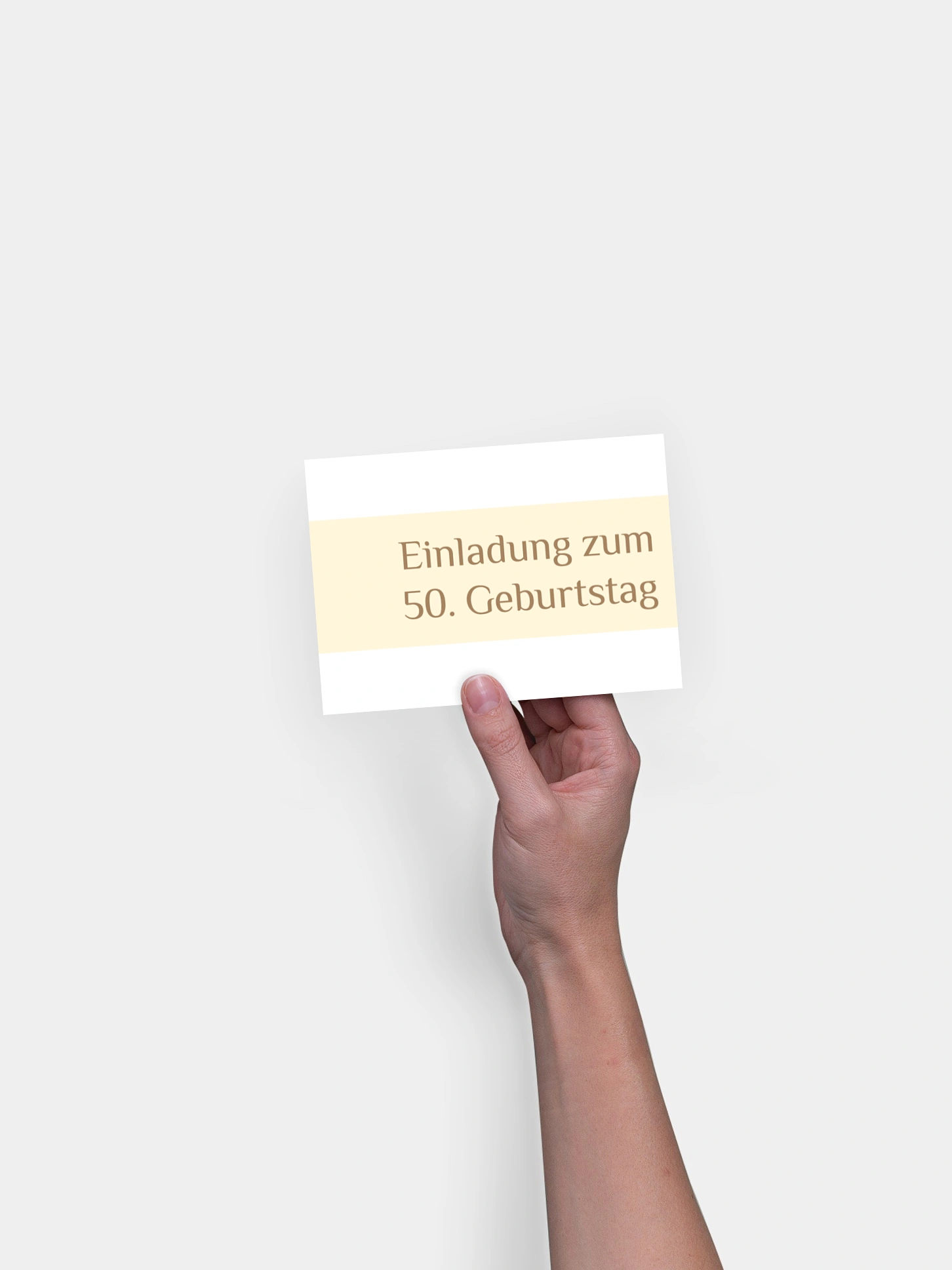 Einladung 50. Geburtstag Farbklar