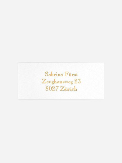 Absenderaufkleber Einschulung Schriftlich