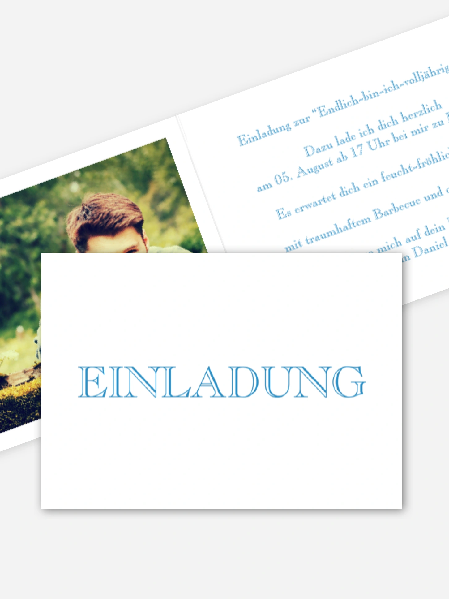 Einladung 18. Geburtstag Schriftlich