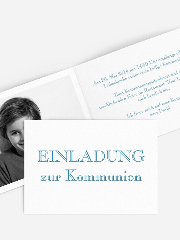 Kommunionseinladung Schriftlich