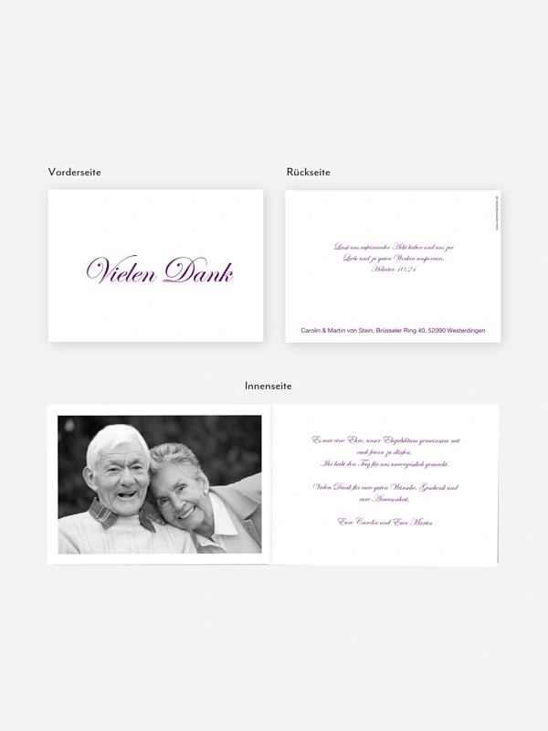 Danksagung zur Goldenen Hochzeit Schriftlich