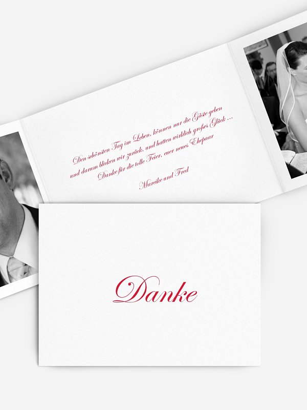 Dankeskarte Hochzeit Schriftlich