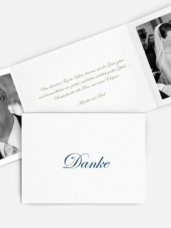 Dankeskarte Hochzeit Schriftlich