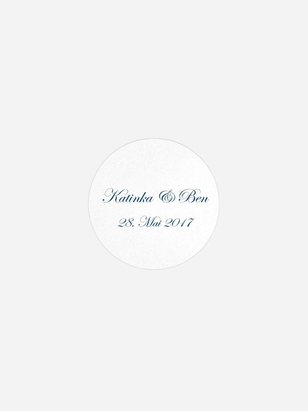 Geschenkaufkleber Hochzeit Schriftlich