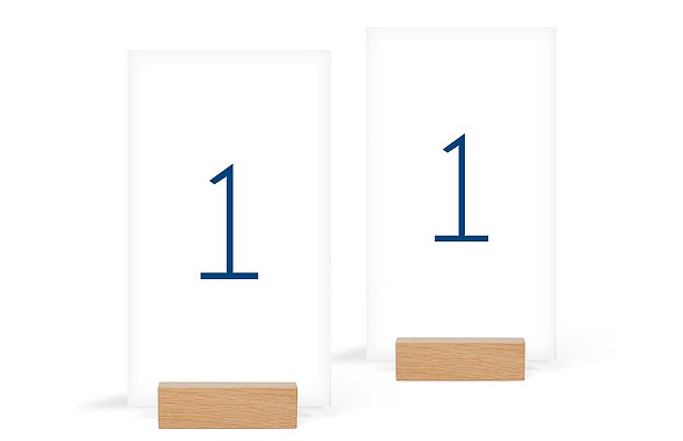 Numéro de table mariage En toutes lettres