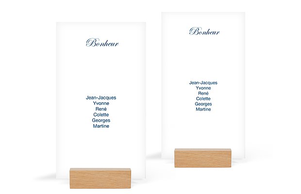 Noms de table mariage - originaux et personnalisables