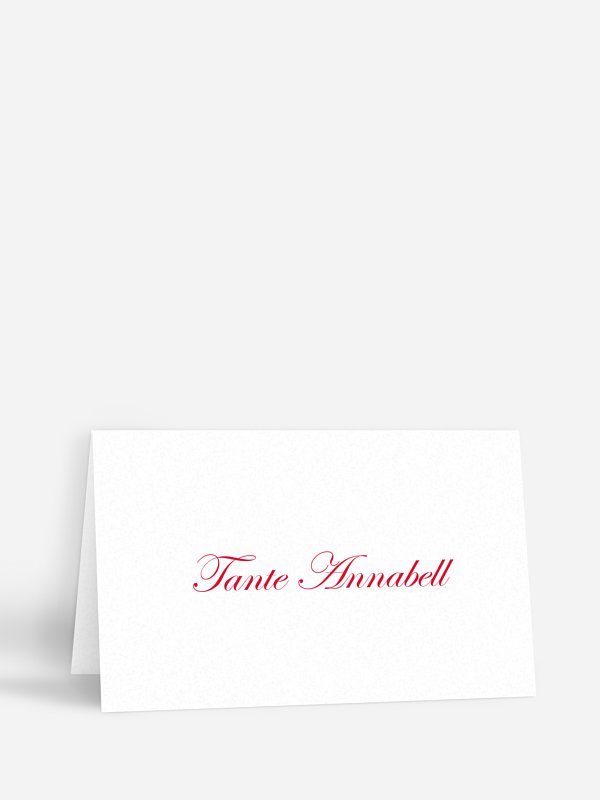 Tischkarte Hochzeit Schriftlich