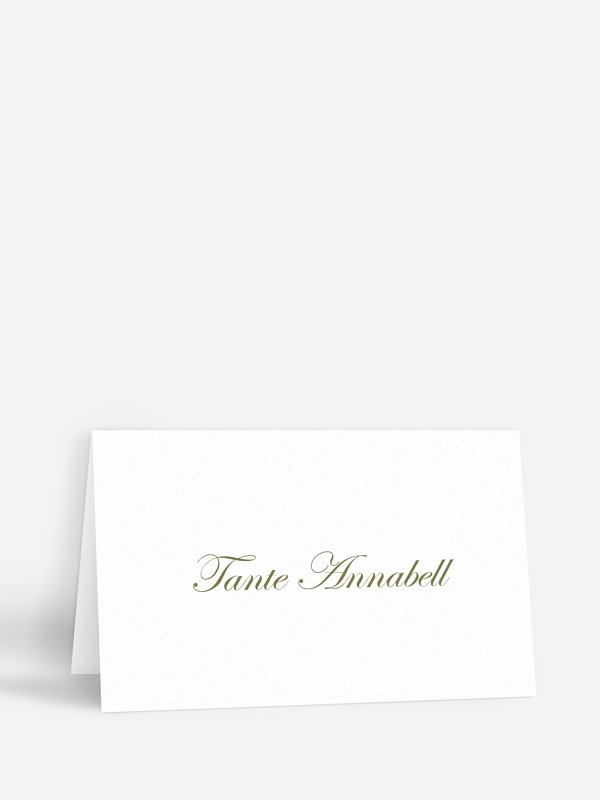 Tischkarte Hochzeit Schriftlich