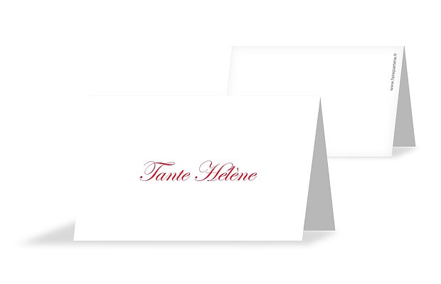 Marque-place mariage En toutes lettres