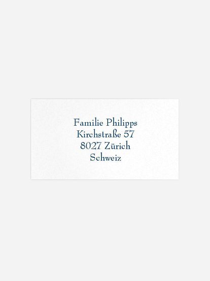 Empfängeraufkleber Trauer Schriftlich