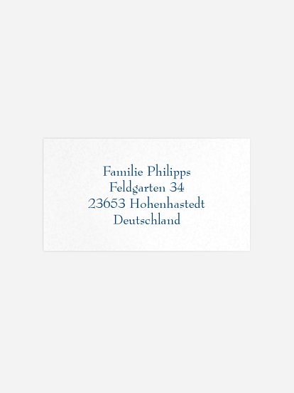 Empfängeraufkleber Trauer Schriftlich