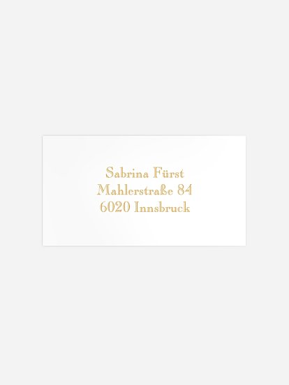 Empfängeraufkleber Einschulung Schriftlich