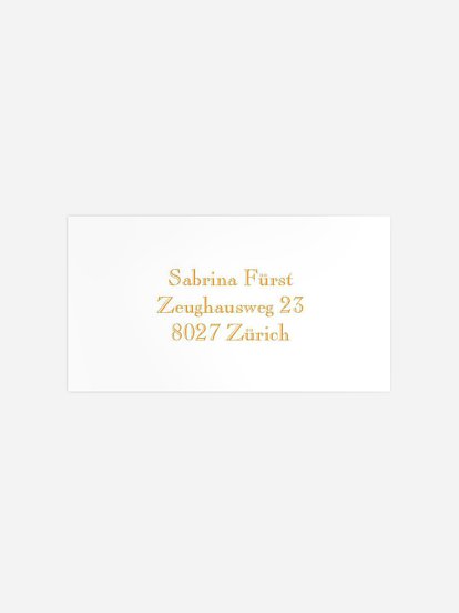 Empfängeraufkleber Einschulung Schriftlich