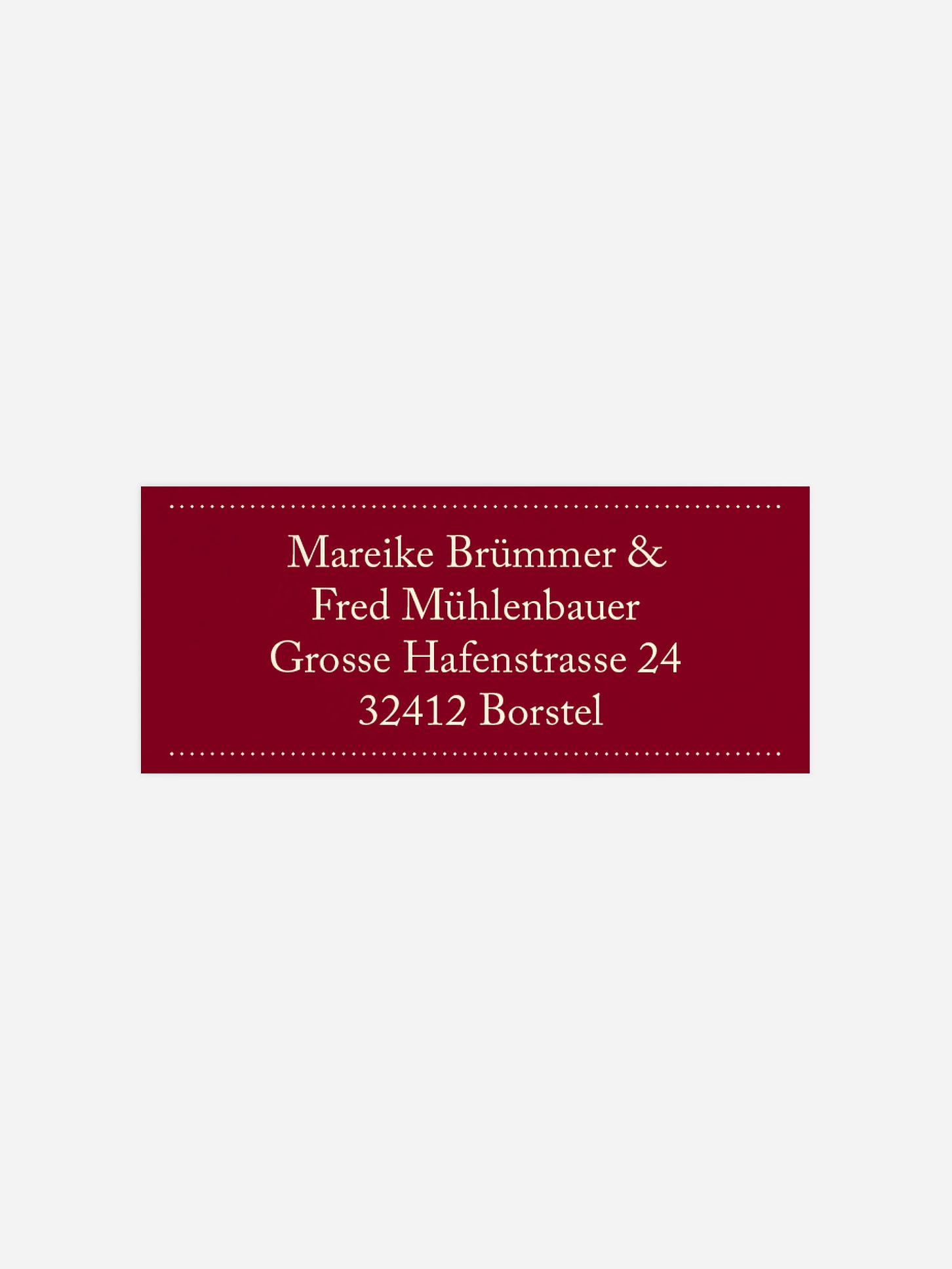 Absenderaufkleber Geburtstag Schreibklar