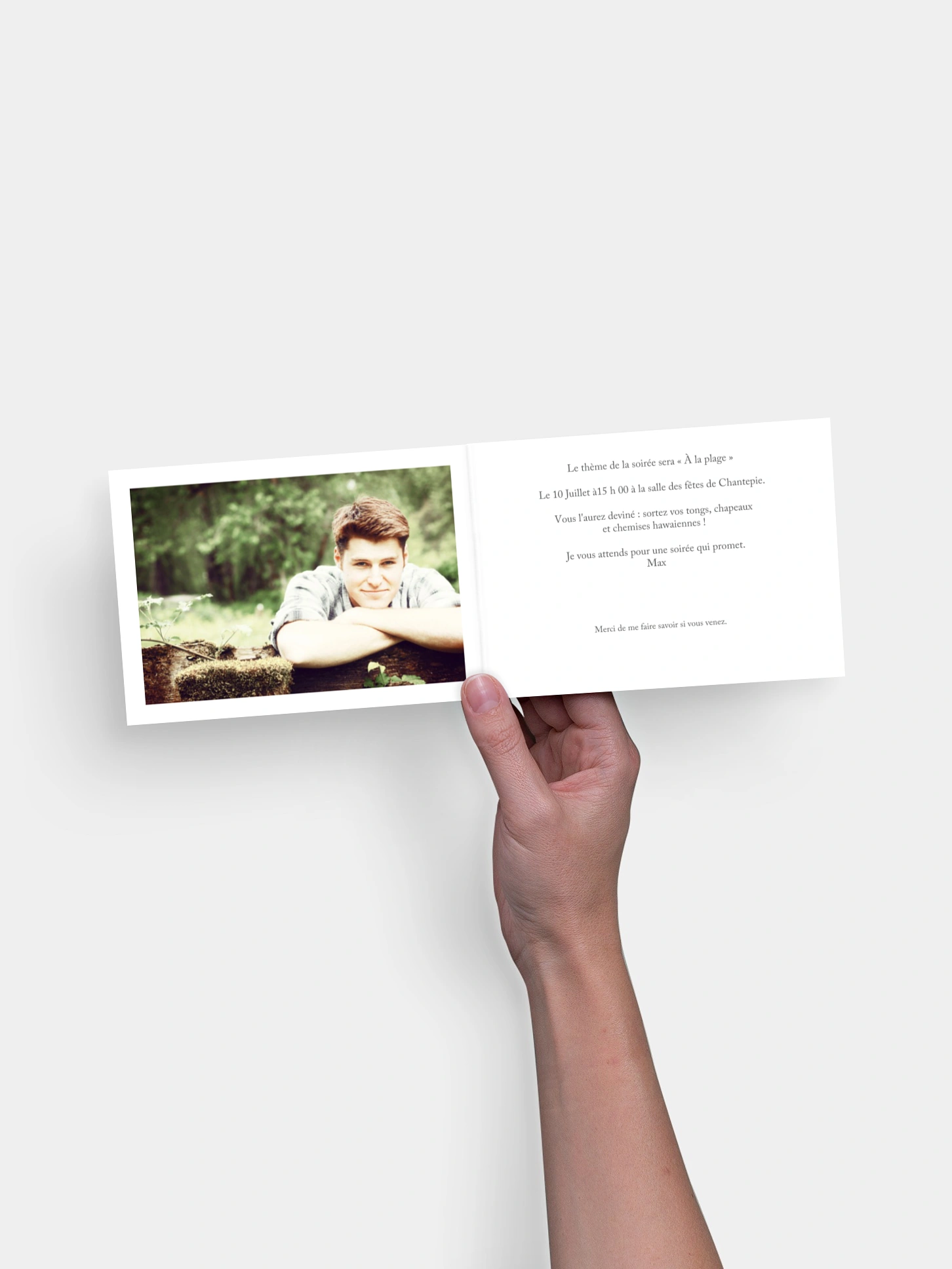 invitation anniversaire 18 Précision