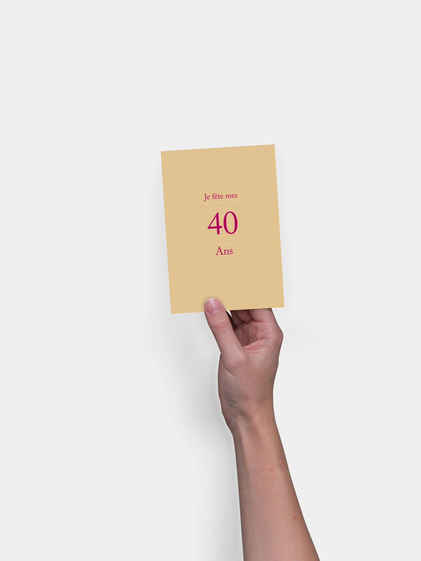 invitation anniversaire 40 Précision