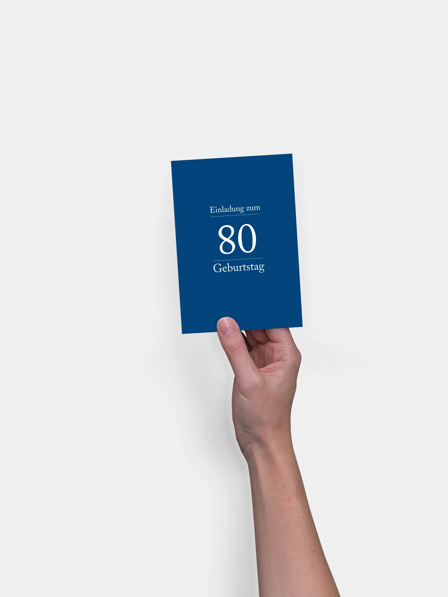 Einladung 80. Geburtstag Schreibklar